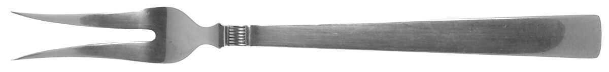 Prince Harald (Sterling) Medium Solid Cold Meat Serving Fork by T H Marthinsen Silver-1