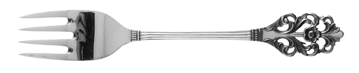 Viking Rose (Sterling) Individual Salad Fork by T H Marthinsen Silver-1