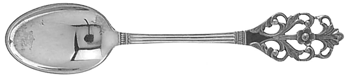 Viking Rose (Sterling) Demitasse Spoon by T H Marthinsen Silver-1