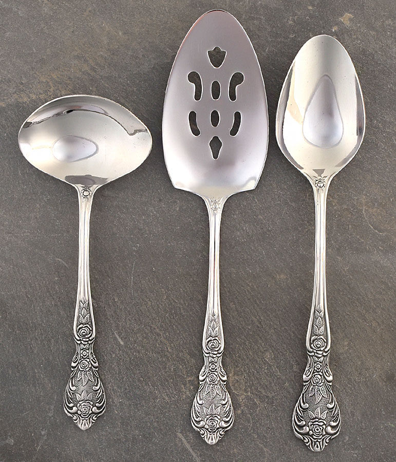 Rose (Stainless) 3 Piece Completer Set by Merchandise Service-1
