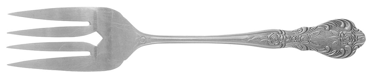 Rose (Stainless) Medium Solid Cold Meat Serving Fork by Merchandise Service-1