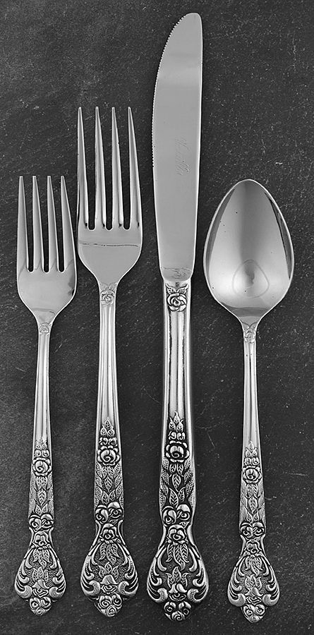 Versailles (Stainless) 4 Piece Place Setting by Merchandise Service-1