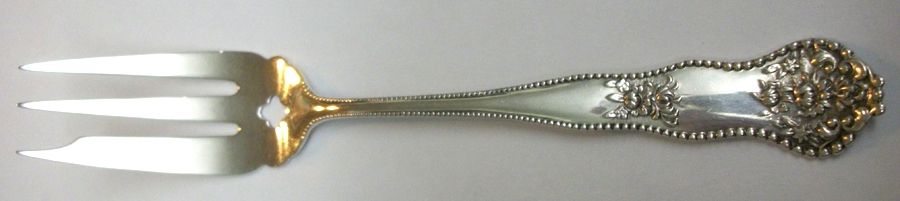 Adolphus (Sterling, 1904, No Monograms) Individual Pie Fork by Mount Vernon-1