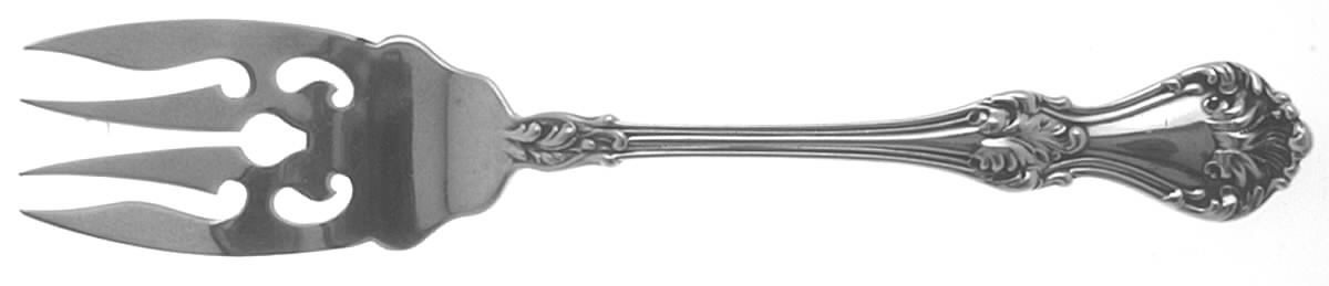 Corinthian (Sterling, 1891) Small Individual Solid Fish/Salad Fork by Mount Vernon-1
