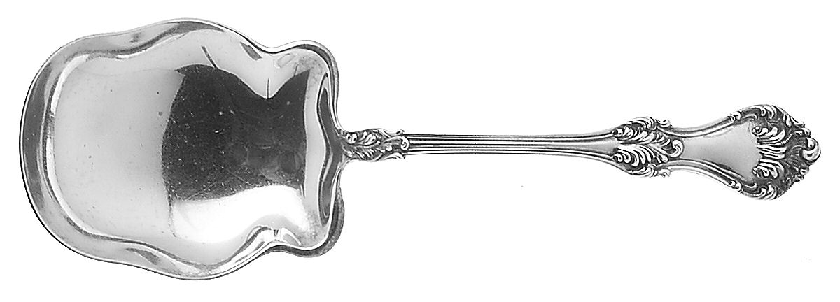 Corinthian (Sterling, 1891) Solid Salad Serving Spoon by Mount Vernon-1