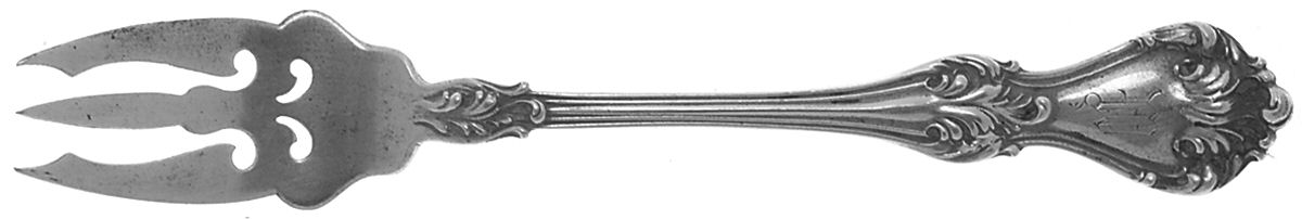 Corinthian (Sterling, 1891) Old Style Pickle Fork by Mount Vernon-1