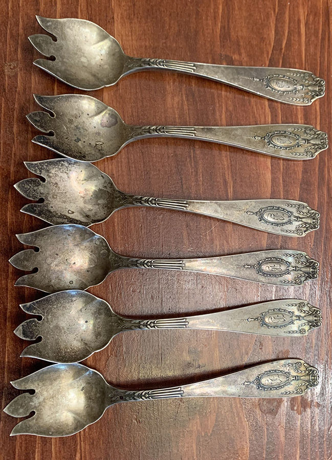 Lady Wynn (Sterling, 1912) Ice Cream Fork by Mount Vernon-1