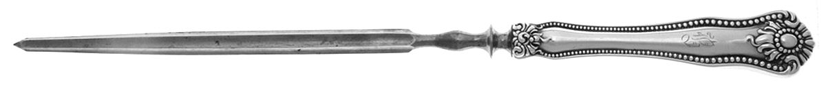 Lexington (Sterling, 1900) Large Roast Knife Sharpener wSteel Rod by Mount Vernon-1