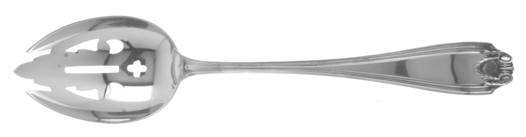 Medford (Sterling, 1906) Pierced Tablespoon (Serving Spoon) by Mount Vernon-1