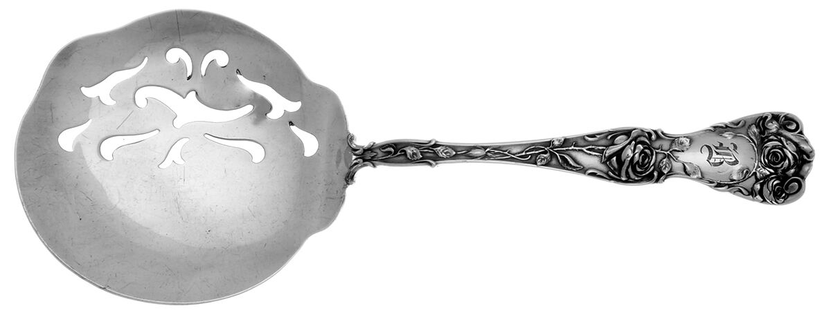 Rose (Sterling, 1910) Tomato Server, Solid Piece by Mount Vernon-1