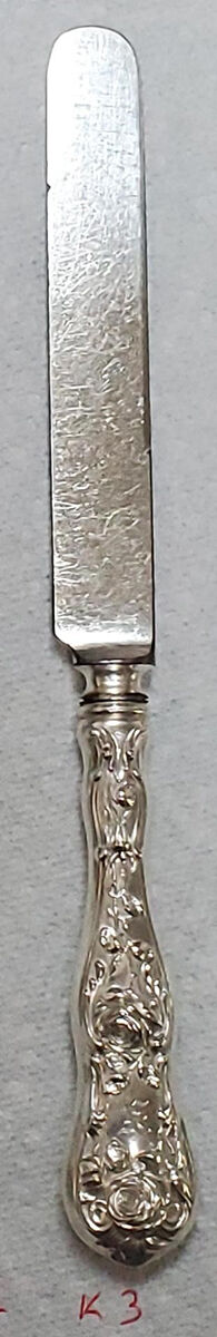 Rose (Sterling, 1910) Blunt Hollow Knife with Bolster by Mount Vernon-1