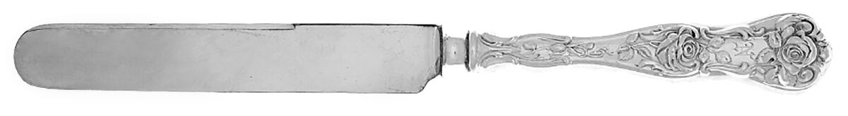 Rose (Sterling, 1910) Blunt Hollow Handle Knife W/Bolster by Mount Vernon-1