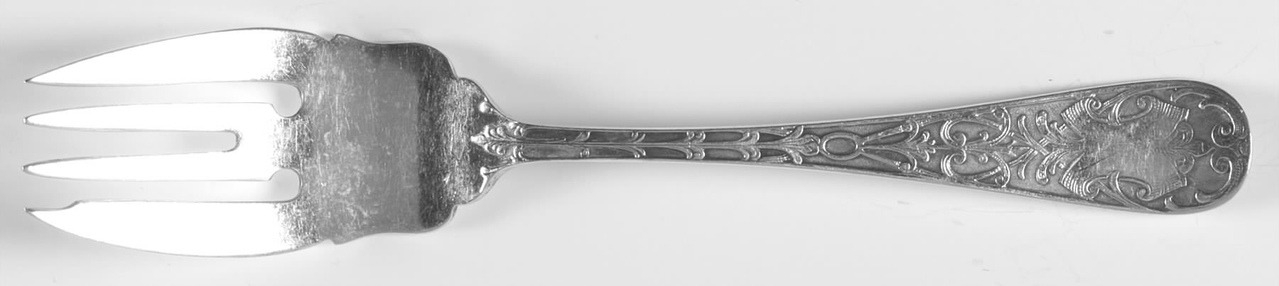Sheraton (Sterling, 1906-1912, No Monograms) Individual Salad Fork by Mount Vernon-1