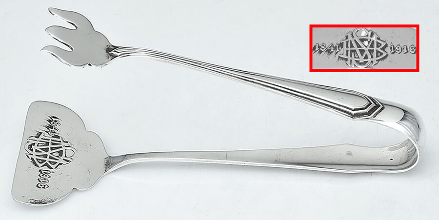 Sulgrave (Sterling, 1911) Sardine Tongs by Mount Vernon-1