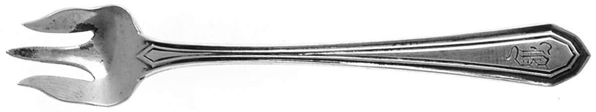 Sulgrave (Sterling, 1911) Individual Solid Escargot Fork by Mount Vernon-1