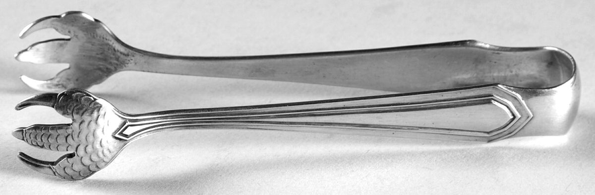 Sulgrave (Sterling, 1911) Small Sugar Tongs by Mount Vernon-1