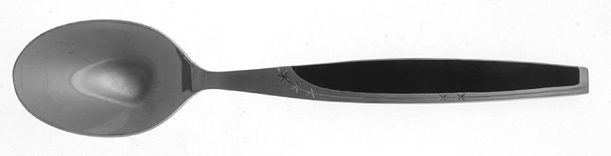 Ebony Elegance (Stainless) Teaspoon by Mar-Crest-1