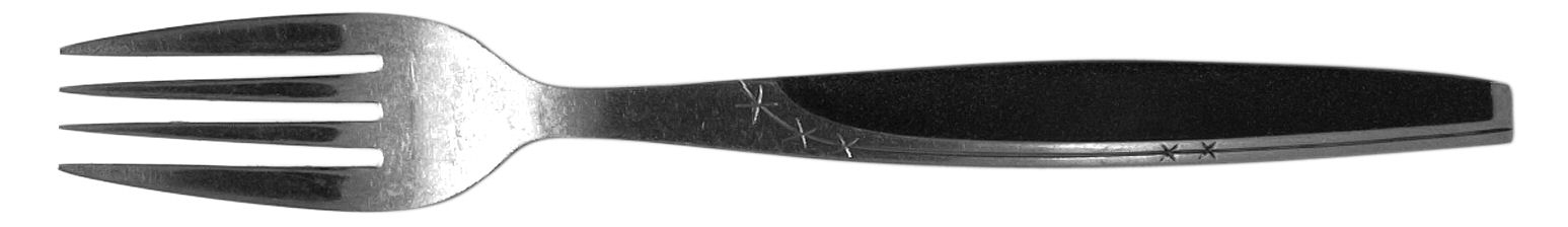 Ebony Elegance (Stainless) Fork by Mar-Crest-1