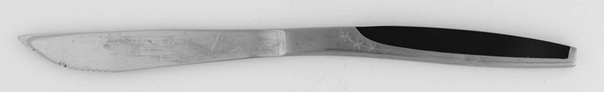 Ebony Elegance (Stainless) Individual Solid Handle Steak Knife by Mar-Crest-1
