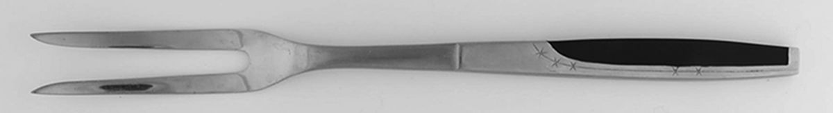Ebony Elegance (Stainless) Small Solid Steak Carving Fork by Mar-Crest-1