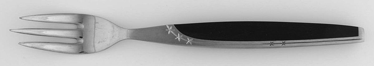 Ebony Elegance (Stainless) Cocktail/Seafood Fork by Mar-Crest-1