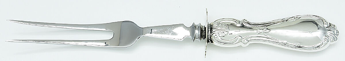 Orleans (STERLING) Large Stainless-Prong Roast Carving Fork by Michael C Fina-1