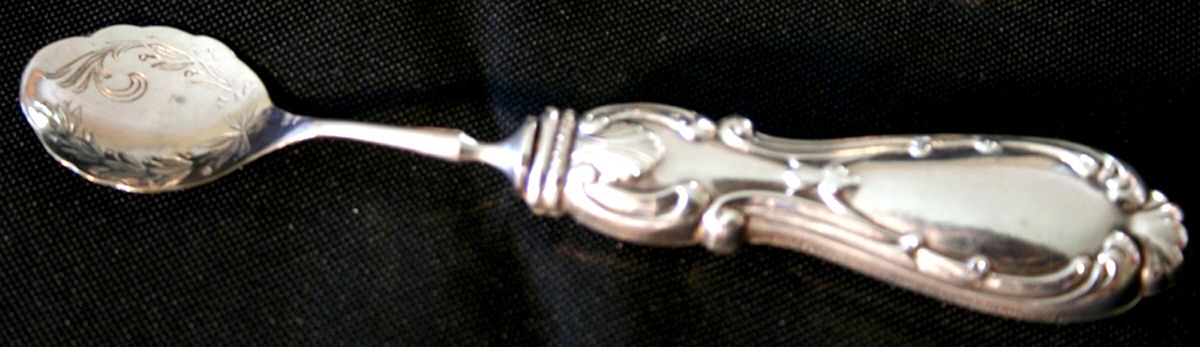Orleans (STERLING) Hollow Handle Sugar Spoon by Michael C Fina-1