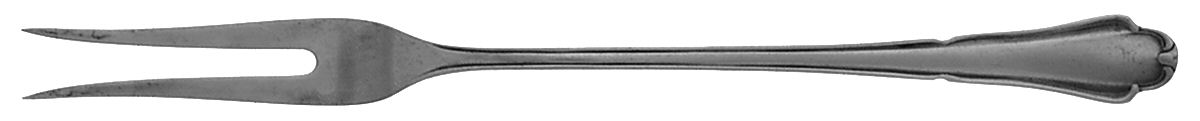 MTN4 (SILVERPLATE) Small Solid Cold Meat Serving Fork by Martin-1