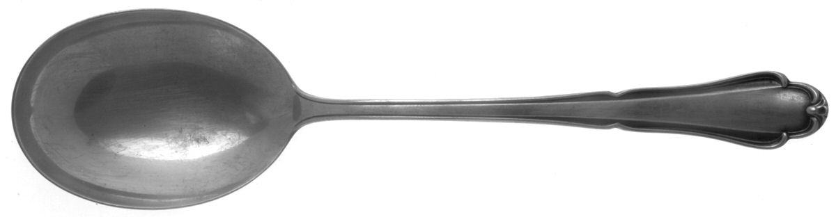 MTN4 (SILVERPLATE) Solid Salad Serving Spoon by Martin-1