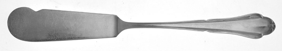 MTN4 (SILVERPLATE) Flat Handle Butter Spreader by Martin-1
