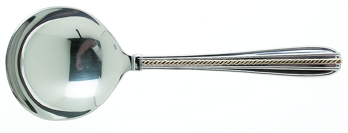 Domaine Gold Solid Gravy Ladle by Mikasa-1