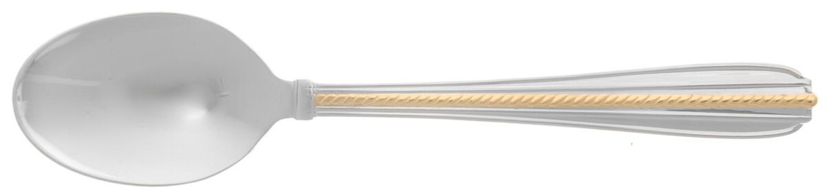 Domaine Gold Place/Oval Soup Spoon by Mikasa-1