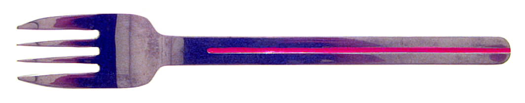 Accent-Red (Stainless) Fork by Mikasa-1