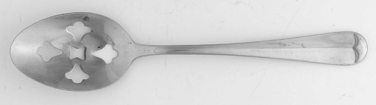 MLL12 (Stainless) Pierced Tablespoon (Serving Spoon) by Michael Lloyd-1