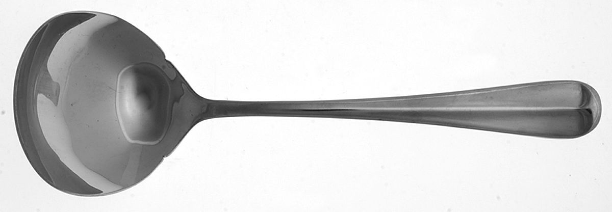 MLL12 (Stainless) Solid Gravy Ladle by Michael Lloyd-1