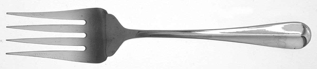 MLL12 (Stainless) Medium Solid Cold Meat Serving Fork by Michael Lloyd-1