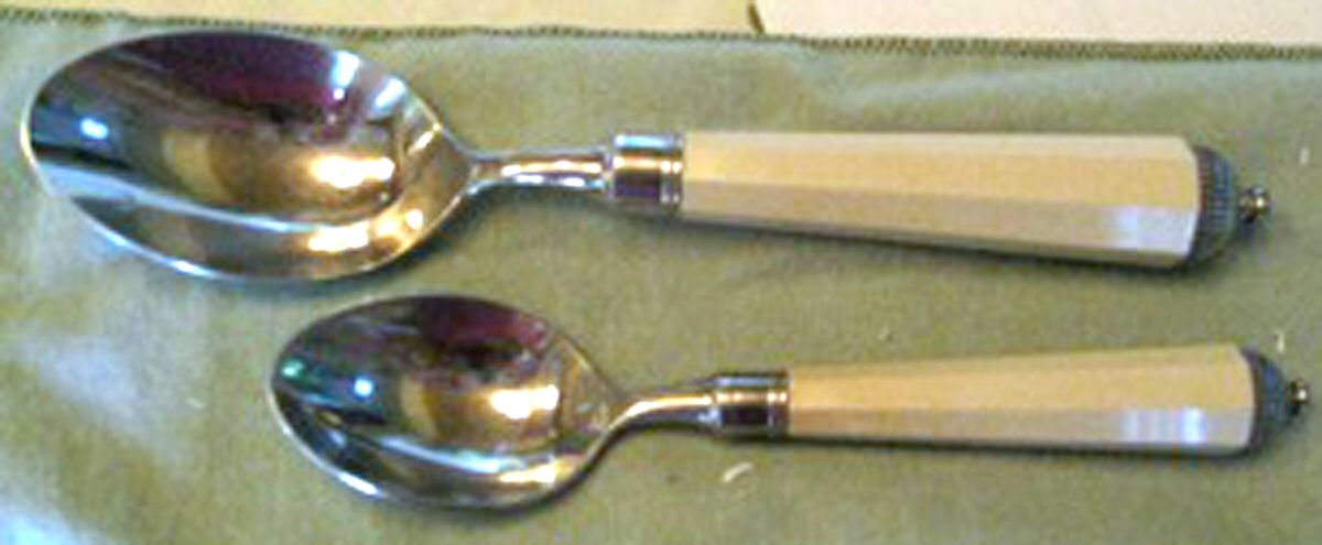 Waldorf-White Place/Oval Soup Spoon by Mikasa-1