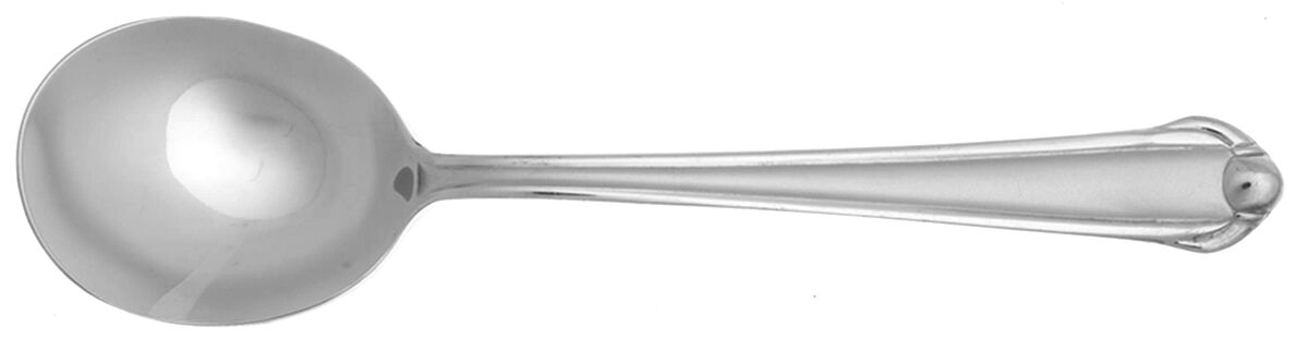 Classico Satin (Stainless) Round Bowl Soup Spoon (Cream Soup) HC by Mikasa-1