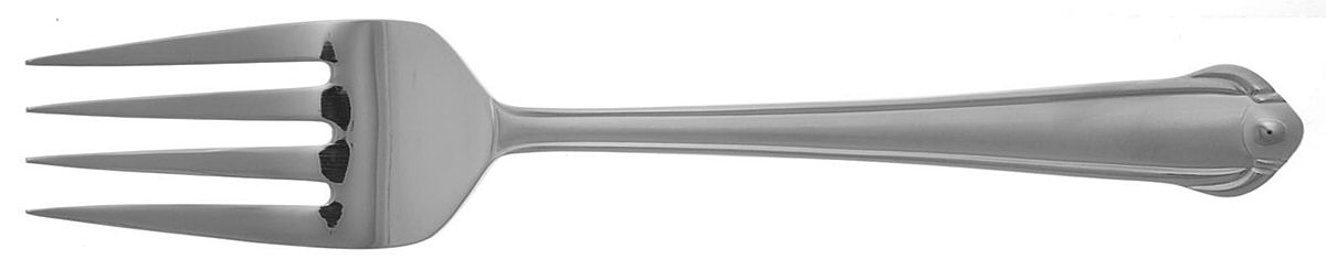 Classico Satin (Stainless) Large Solid Cold Meat Serving Fork by Mikasa-1