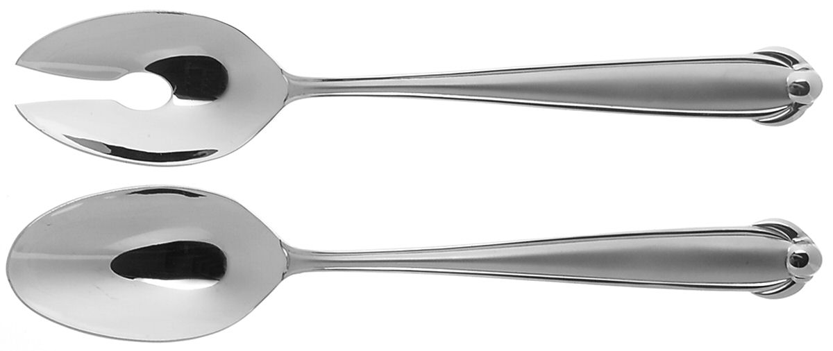 Classico Satin (Stainless) (2 Pc) Solid Salad Set by Mikasa-1