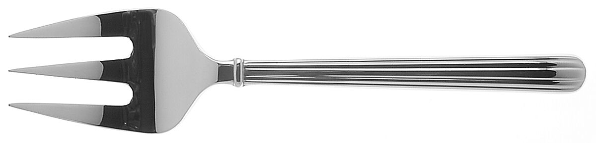Italian Countryside (Stainless) Medium Solid Cold Meat Serving Fork by Mikasa-1