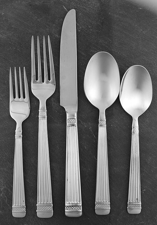 Palladium 5 Piece Place Setting by Mikasa-1