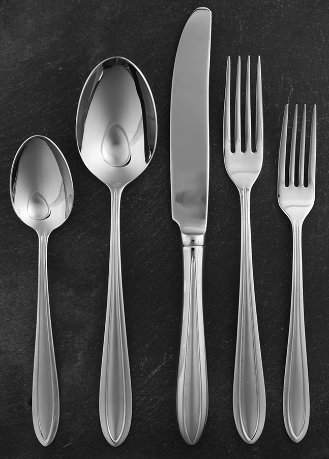 Satin (Stainless) 5 Piece Place Setting by Mikasa-1