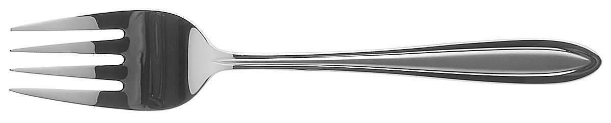 Satin (Stainless) Medium Solid Cold Meat Serving Fork by Mikasa-1