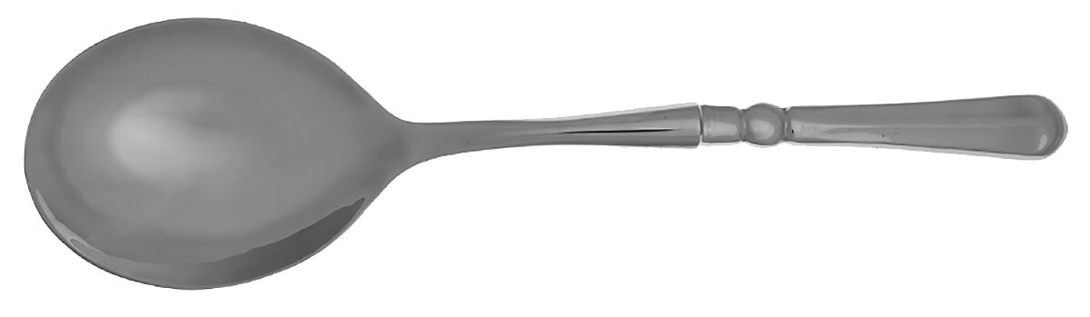 French Countryside (Stainless) Casserole Spoon with Smooth Stainless Bowl HC by Mikasa-1