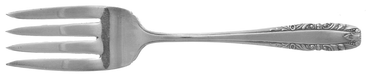 MCG2 (Silverplate) Small Solid Cold Meat Serving Fork by Mcglashan Clarke & Co-1