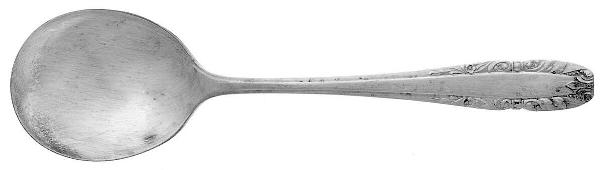 MCG2 (Silverplate) Round Bowl Soup Spoon (Gumbo) by Mcglashan Clarke & Co-1