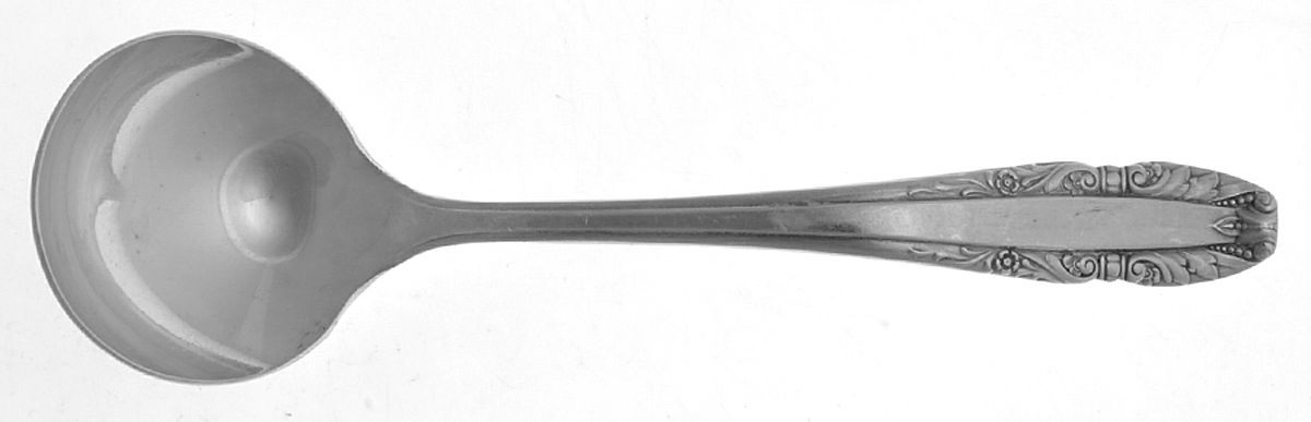 MCG2 (Silverplate) Solid Piece Cream Ladle by Mcglashan Clarke & Co-1