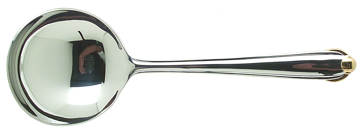 Classico Gold (Stainless) Solid Gravy Ladle by Mikasa-1