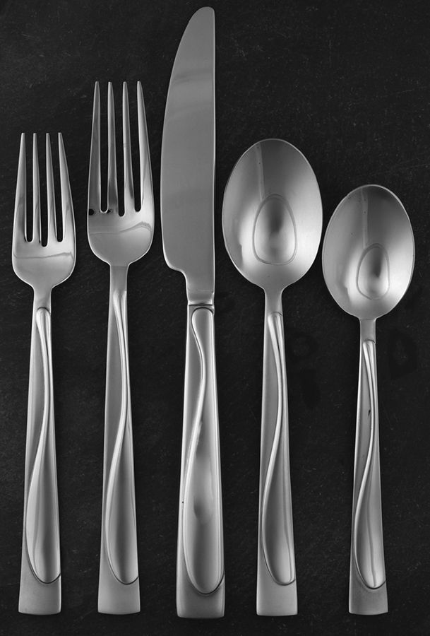 Satin Moon (Stainless) 5 Piece Place Setting by Mikasa-1